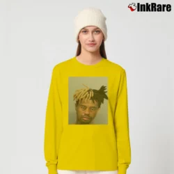 Women’s XXXTentacion Tiger Woods Mugshot Parody Long-Sleeve Top in yellow | Sleek, Versatile, All-Season