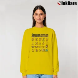 Women’s Y2k 20 Ways To Have Fun With Pussy I Love Pussy Cat Parody Funny Cute Relaxed Sweatshirt in yellow | Soft, Laid-Back Vibe
