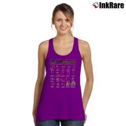 Women’s Y2K Pussy Cat Parody Funny Cute Tank Top in purple | Lightweight, Movement-Friendly