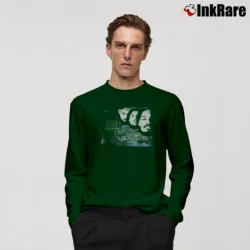 Men’s Y2k Snoop Dogg The Eastsidaz Long-Sleeve Shirt in forest green | Sleek, Lightweight, Year-Round Wear