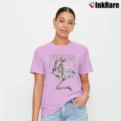 Women’s Yeezy Boost 700 Analog Graphic Signature T-Shirt in light pink | Soft, Flattering Fit