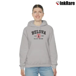 Women’s Yelena Belova Black Widow 2021 Marvel Cozy Hoodie in sport grey | Warm, Structured, Stylish