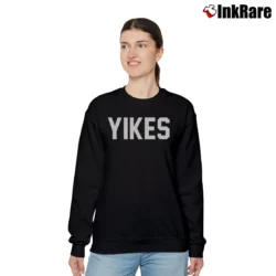 Women’s Yikes Mcafee Tech Humor Relaxed Sweatshirt in black | Soft, Laid-Back Vibe