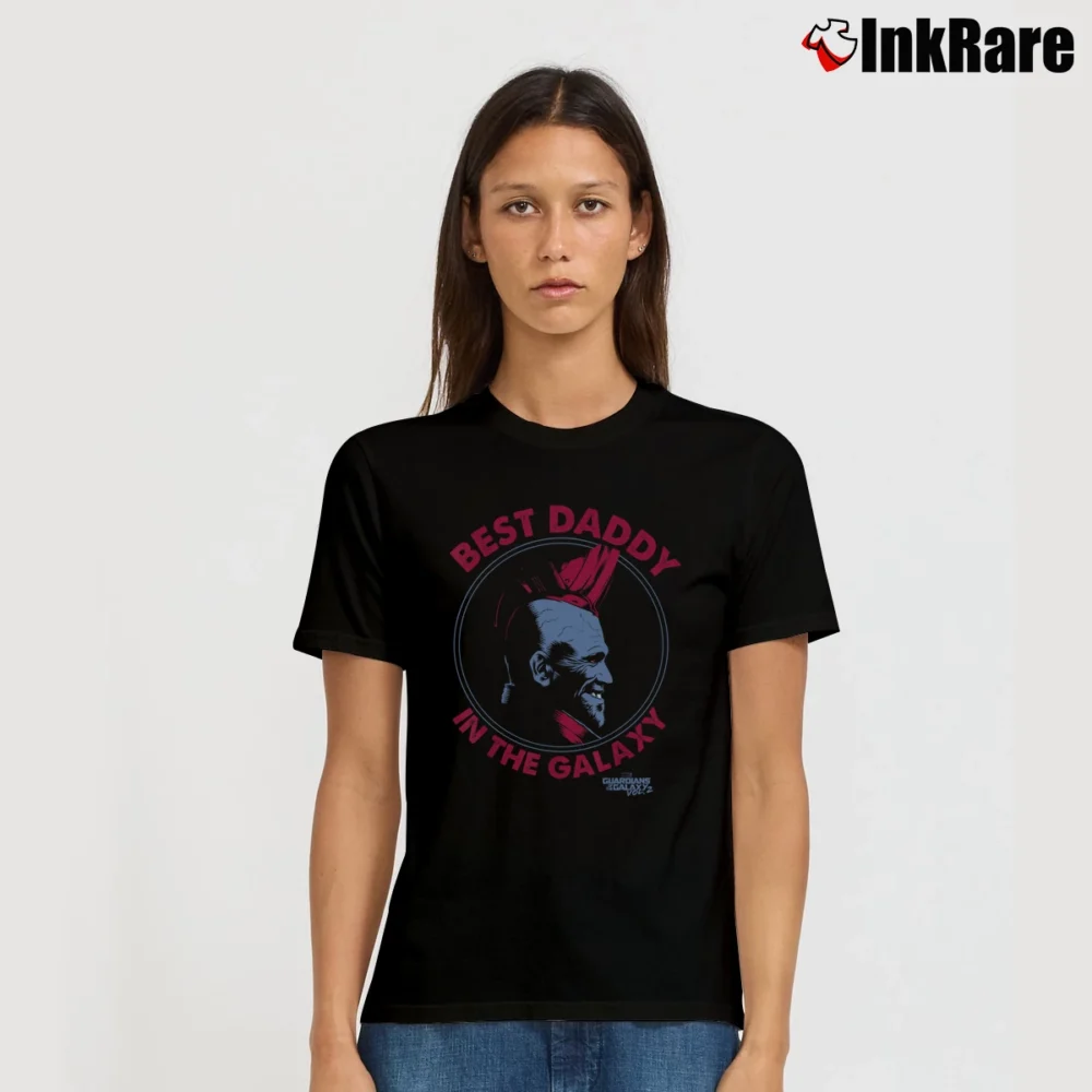 Women’s Yondu Best Daddy In The Galaxy Signature T-Shirt in black | Soft, Flattering Fit