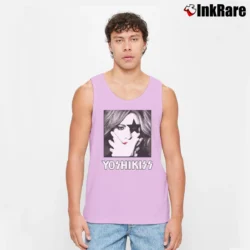 Men’s Yoshiki Yoshikiss Japan Music Tank Top in light pink | Breathable, Active-Friendly Design