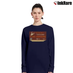 Women’s You Are Now Leaving Fear And Loathing Long-Sleeve Top in navy | Sleek, Versatile, All-Season
