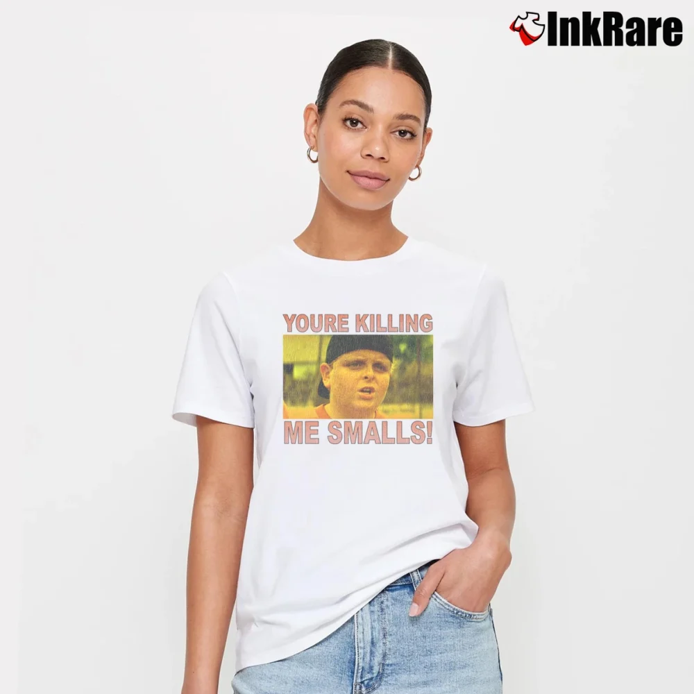Women’s You're Killing Me Smalls The Sandlot Signature T-Shirt in white | Soft, Flattering Fit