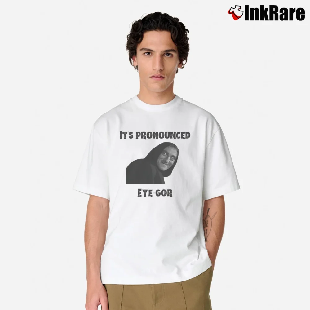 Men’s Young Frankenstein Igor Classic T-Shirt in white | Soft, Breathable Everyday Wear