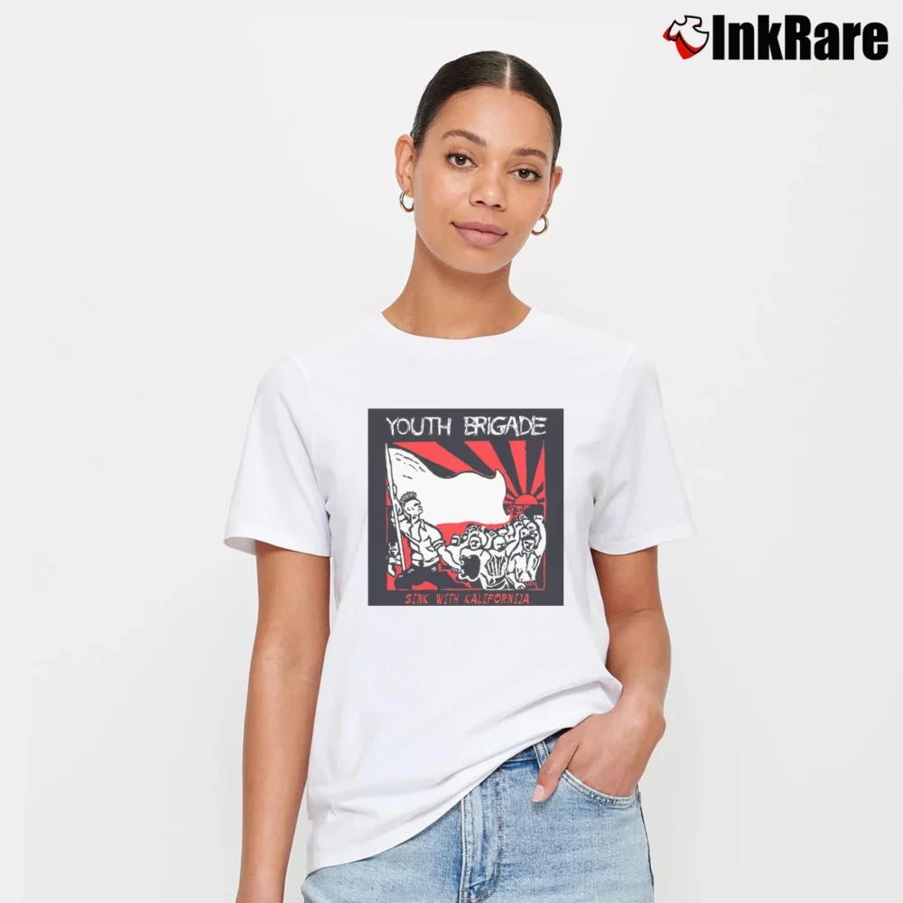 Women’s Youth Brigade Classical Signature T-Shirt in white | Soft, Flattering Fit
