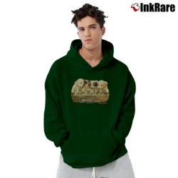 Men’s Yuengling Puppies Drinking Beer Pullover Hoodie in forest green | Cozy, Durable, Modern Fit