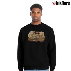 Men’s Yuengling Puppies Drinking Beer Crewneck Sweatshirt in black | Cozy Fabric, Clean Style