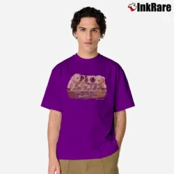 Men’s Yuengling Puppies Drinking Beer Classic T-Shirt in purple | Soft, Breathable Everyday Wear