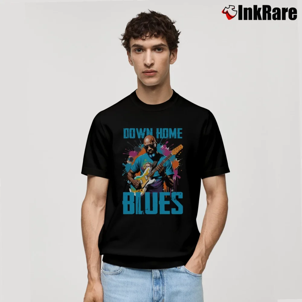 Men’s Z Z Hill Down Home Blues Classic T-Shirt in black | Soft, Breathable Everyday Wear