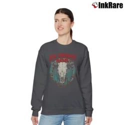 Women’s Zac Brown Band Steer Dream Cat Relaxed Sweatshirt in charcoal | Soft, Laid-Back Vibe