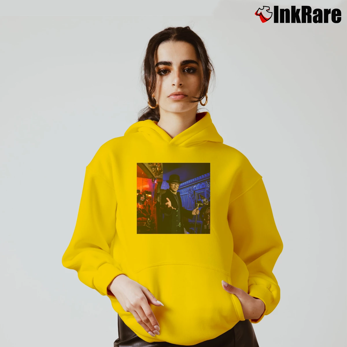 Women’s Zak Bagans Cozy Hoodie in yellow | Warm, Structured, Stylish