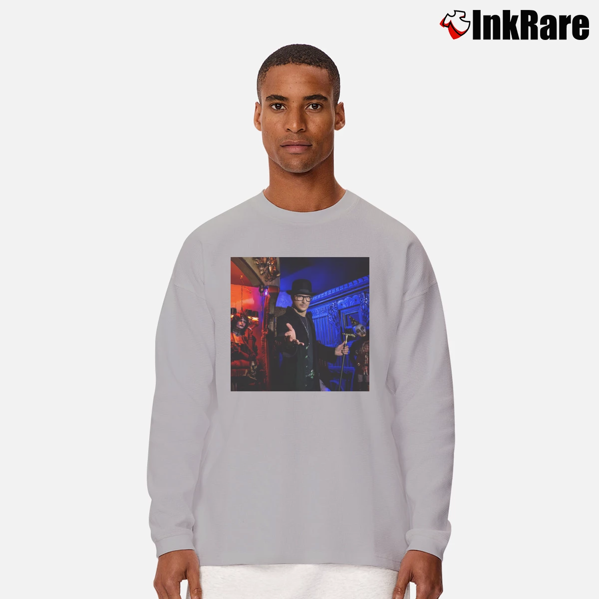 Men’s Zak Bagans Long-Sleeve Shirt in sport grey | Sleek, Lightweight, Year-Round Wear