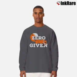 Men’s Zero Fox Given Funny Internet Meme Long-Sleeve Shirt in charcoal | Sleek, Lightweight, Year-Round Wear