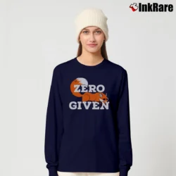 Women’s Zero Fox Given Funny Internet Meme Long-Sleeve Top in navy | Sleek, Versatile, All-Season