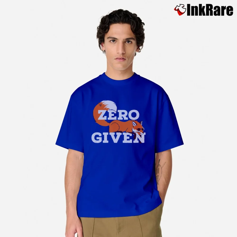 Men’s Zero Fox Given Funny Internet Meme Classic T-Shirt in royal blue | Soft, Breathable Everyday Wear