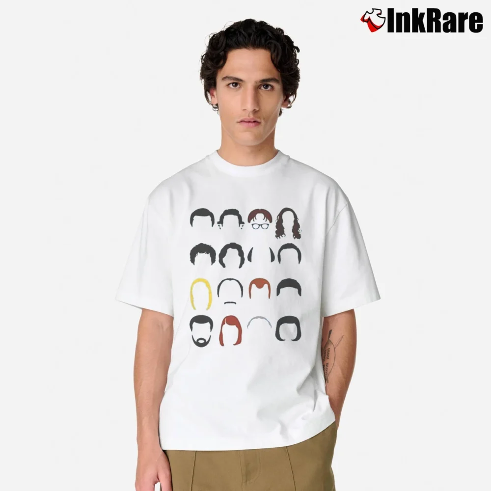 Men’s Zoko Hair Face Funny Classic T-Shirt in white | Soft, Breathable Everyday Wear