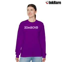 Women’s Zomboy Logo Relaxed Sweatshirt in purple | Soft, Laid-Back Vibe
