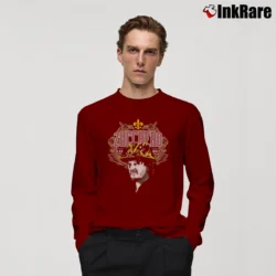 Men’s Zuco Black Cat World Tour Long-Sleeve Shirt in maroon | Sleek, Lightweight, Year-Round Wear