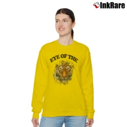 Women’s Zutter Eye Of The Tiger Graphic Relaxed Sweatshirt in yellow | Soft, Laid-Back Vibe