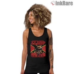 Women tank top featuring the eagle tour design